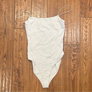 Forever 21 White Bodysuit Top